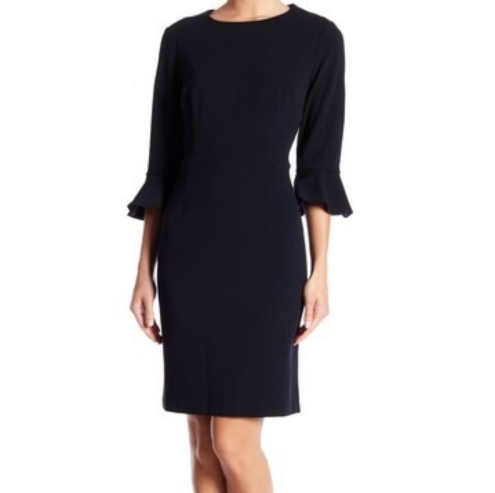 Donna Morgan Black 3/4 sleeve Dress